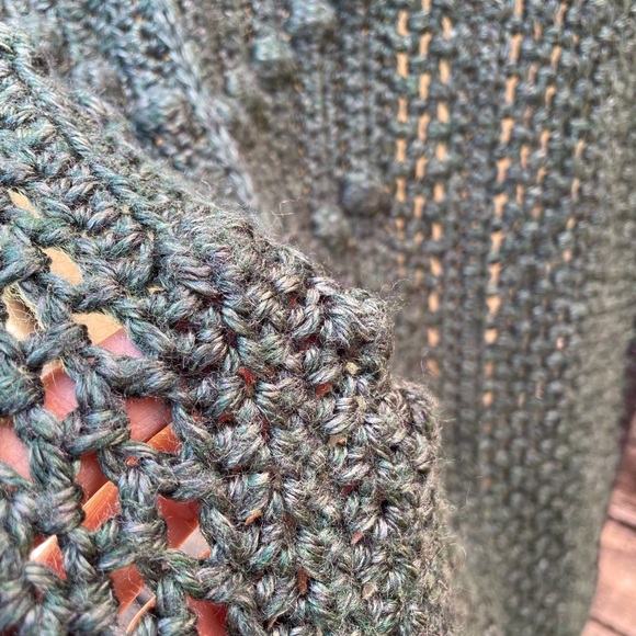 🧶 Knitted Ruana Wrap - Picture 7 of 9